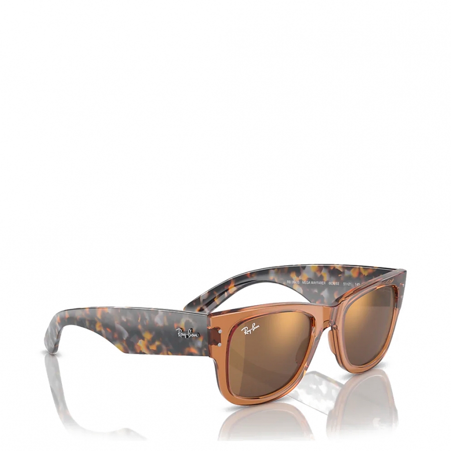 lunettes-de-soleil-mega-wayfarer-0rb0840s-trans-marron-marron-mir-or