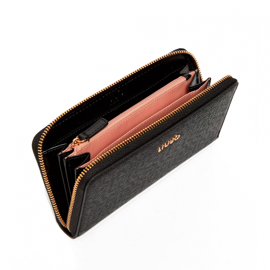 LARGE WALLET WITH ZIPPER AROUND