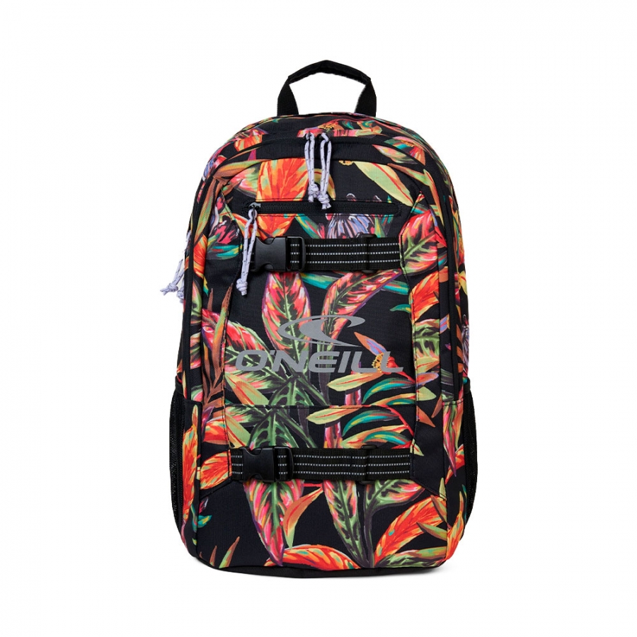 your-boarder-print-flower-backpack