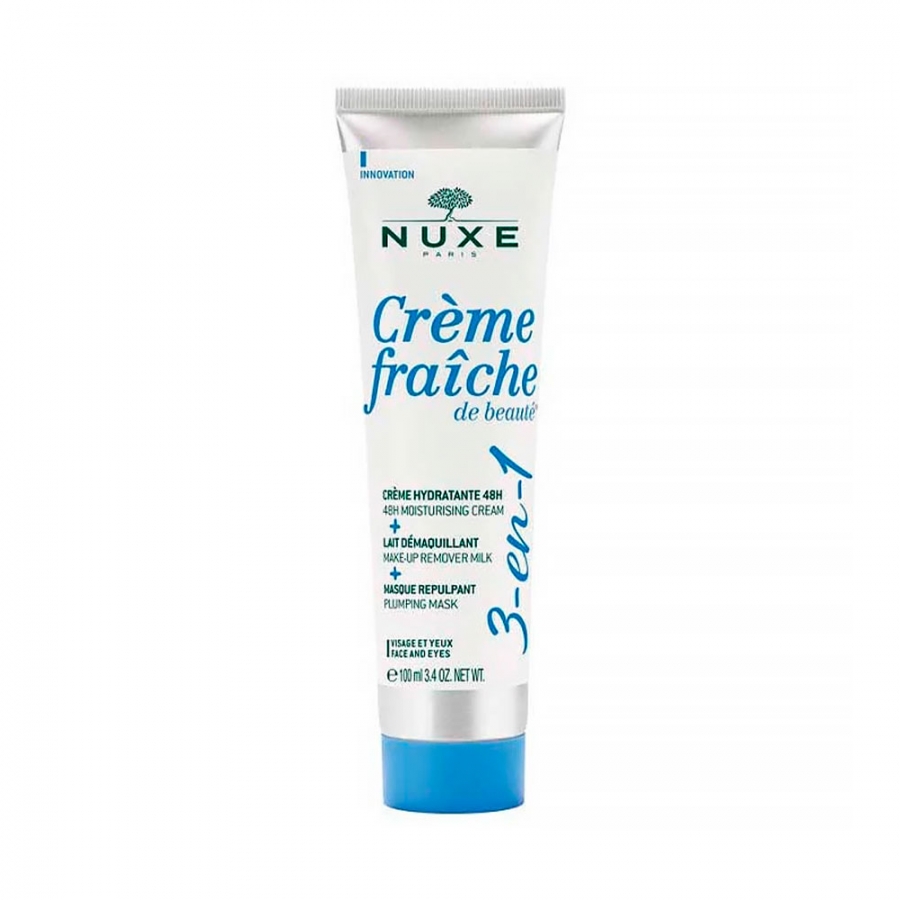 creme-fraiche-de-beaute-3-en-1-crema-hidratante-48h-leche-desmaquillante-mascarilla-repulpante