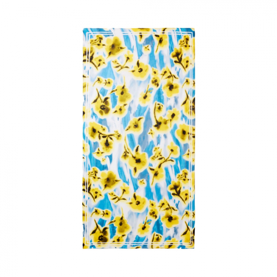 foulard-rectangulaire-fleuri