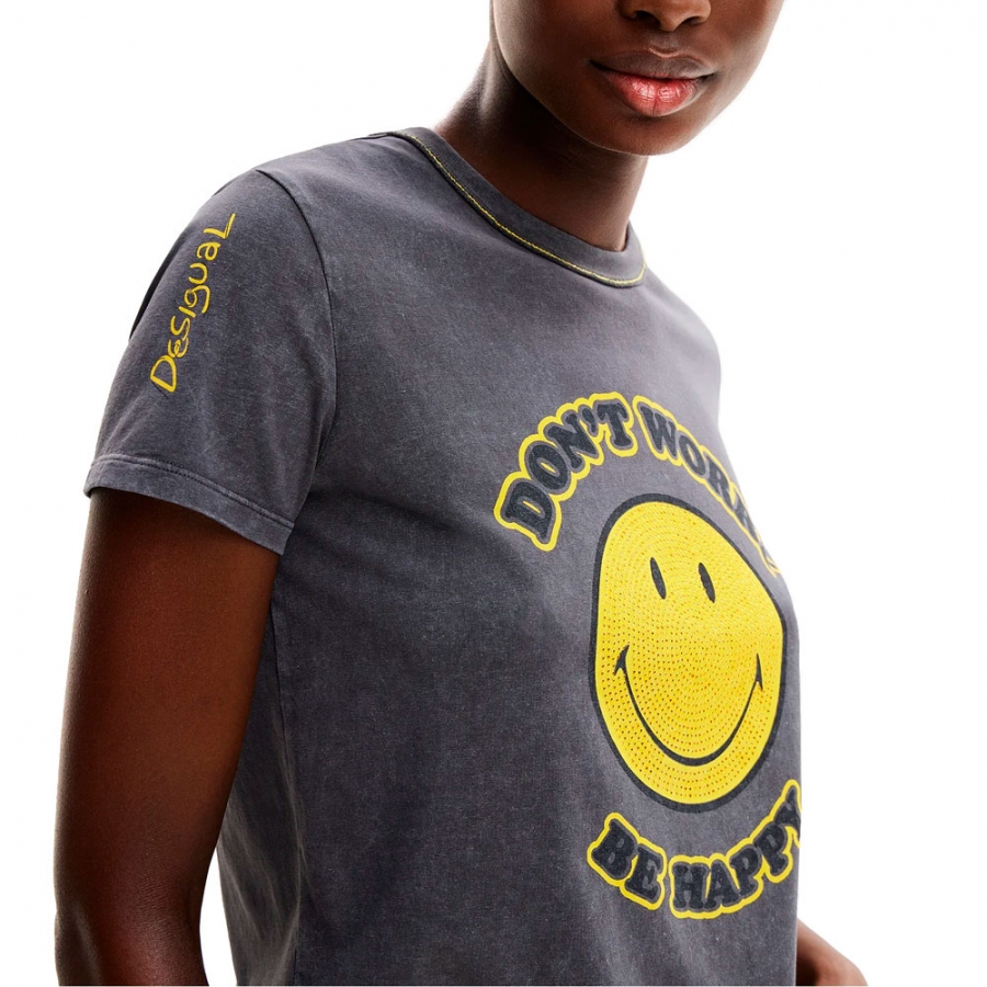 mehr-smiley-schwarzes-t-shirt