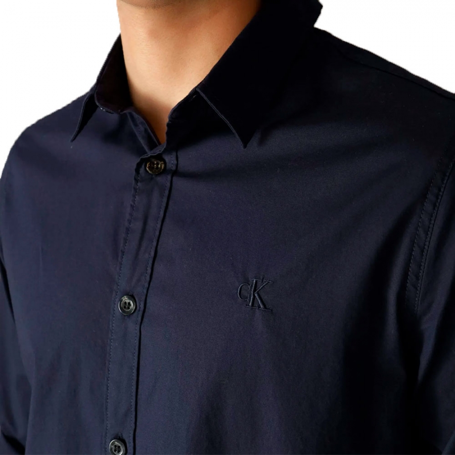 camicia-slim-elasticizzata-cielo-notturno