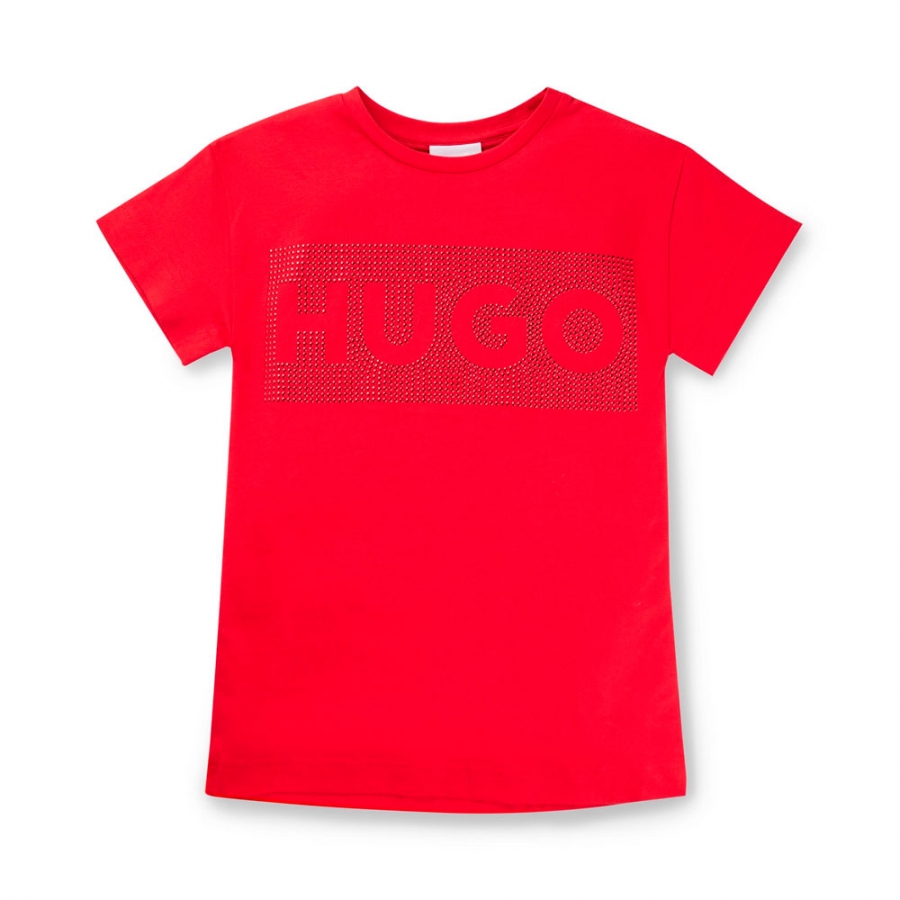 vestido-estilo-camiseta-con-ilustracion-de-logo-con-tachuelas-kids