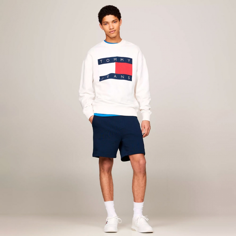 short-de-survetement-avec-patch-tommy