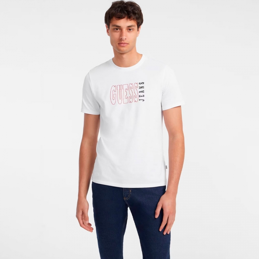 slim-fit-t-shirt-with-outlined-logo