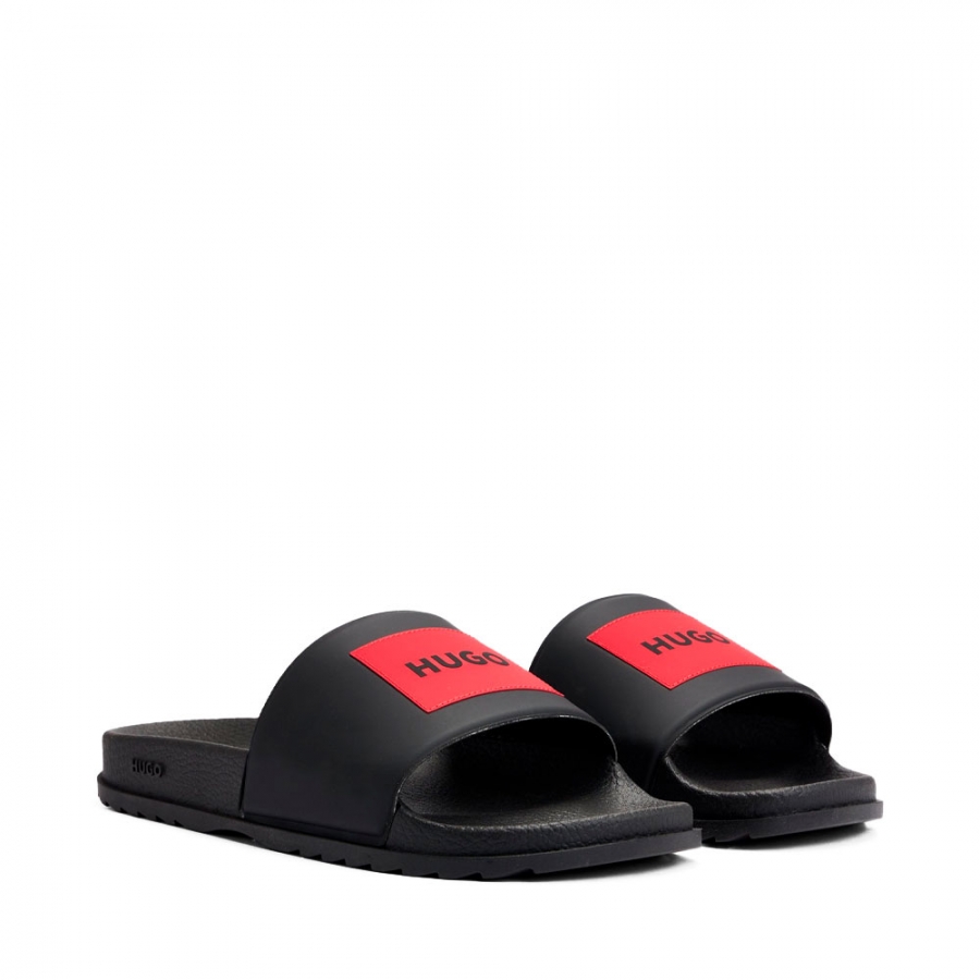 flip-flops-slip-on-com-etiqueta-logotipo