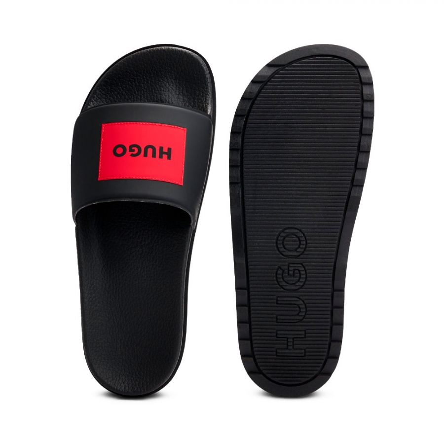 flip-flops-slip-on-com-etiqueta-logotipo