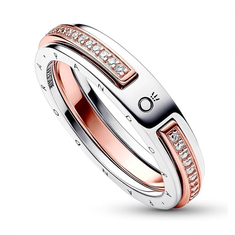 ring-mit-logo-und-pave-in-zweifarbigem-pandora-signature-182773c01