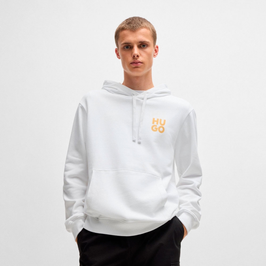 cotton-fleece-hoodie-with-printed-stacked-logo