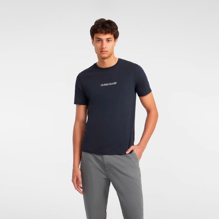 t-shirt-con-logo-ricamo-taglio-slim