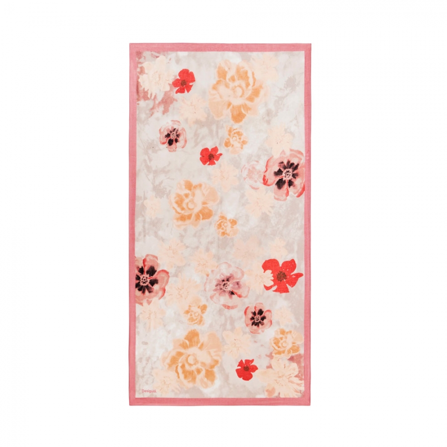 foulard-imprime-fleuri