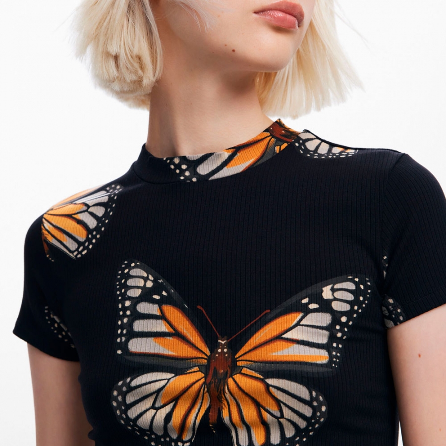 camiseta-croise-de-mariposas