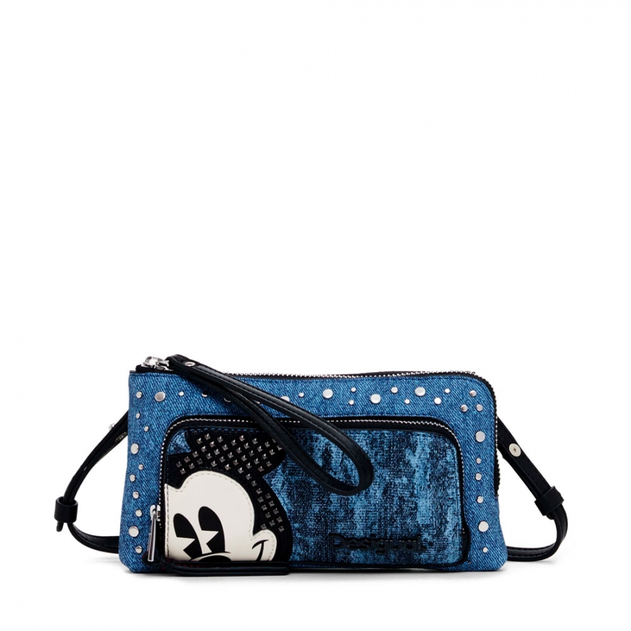 mickey-denim-edge-plain-wallet