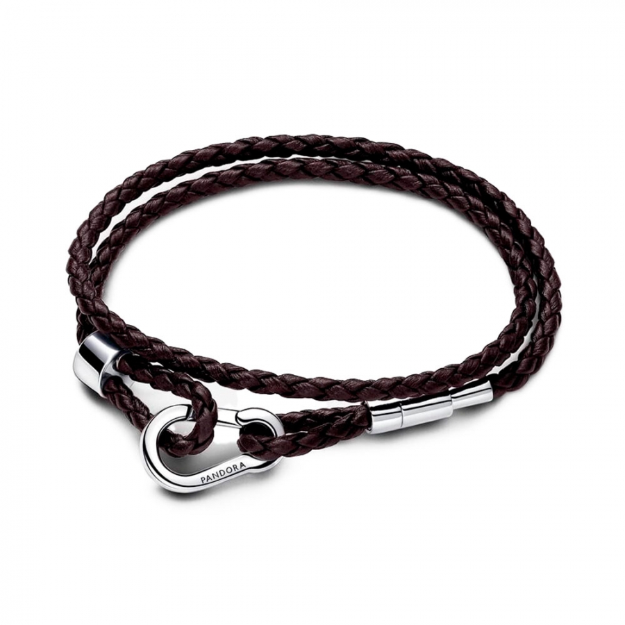 bracelet-pandora-moments-en-cuir-double-tresse-marron-593338c01