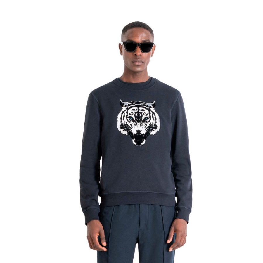 sweat-shirt-coupe-regulier-imprime-tigre