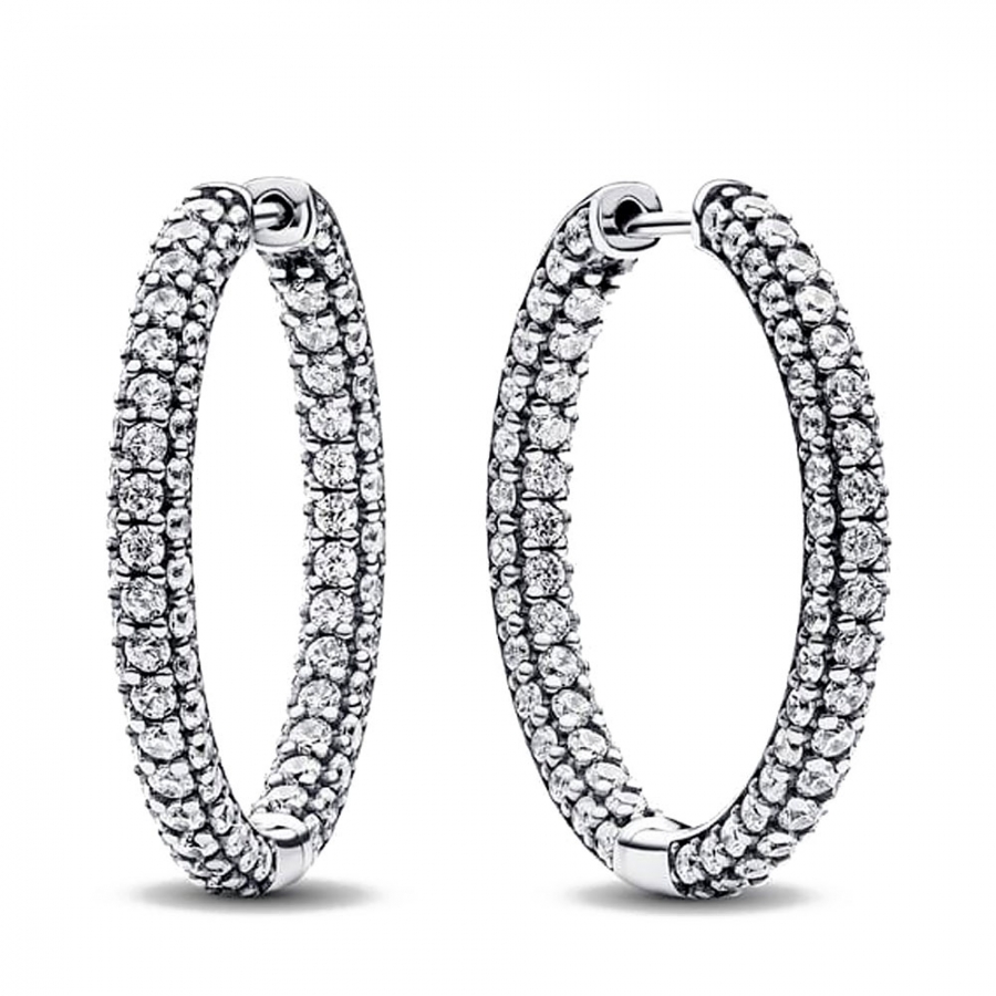 pandora-timeless-pave-row-hoop-earrings