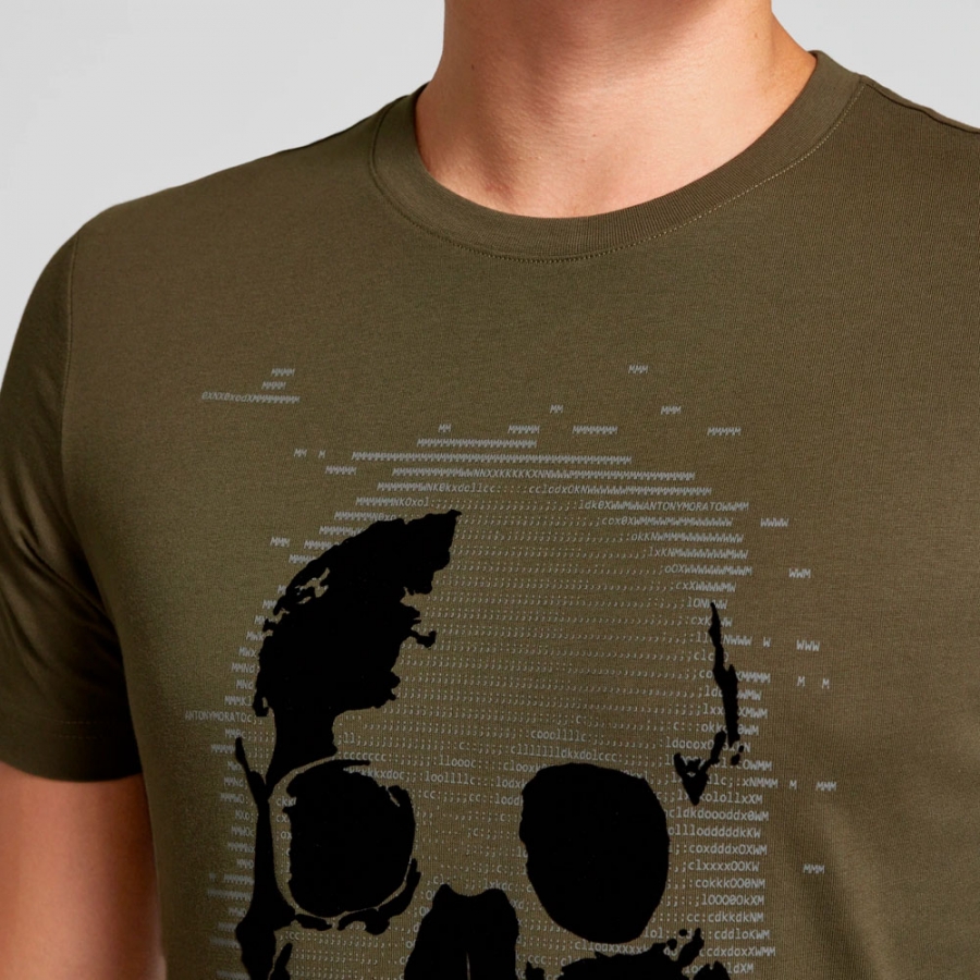 t-shirt-in-normaler-passform-mit-totenkopf-print