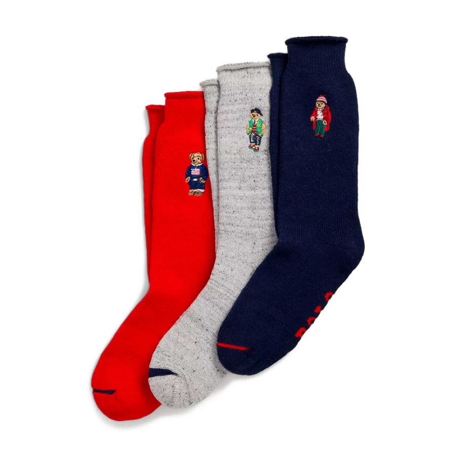 paquet-de-3-chaussettes-roulees-polo-bear