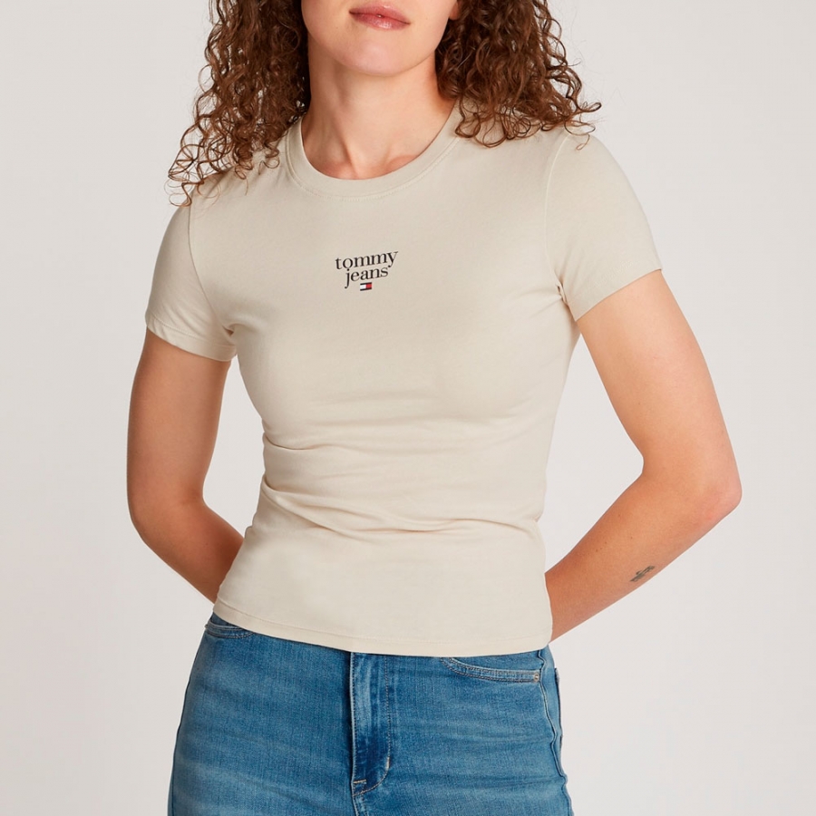 t-shirt-slim-essentiel-avec-logo