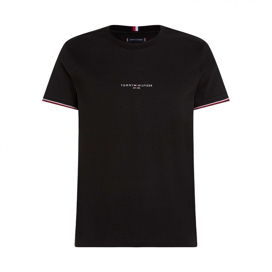 slim-t-shirt-with-ribbed-sleeves