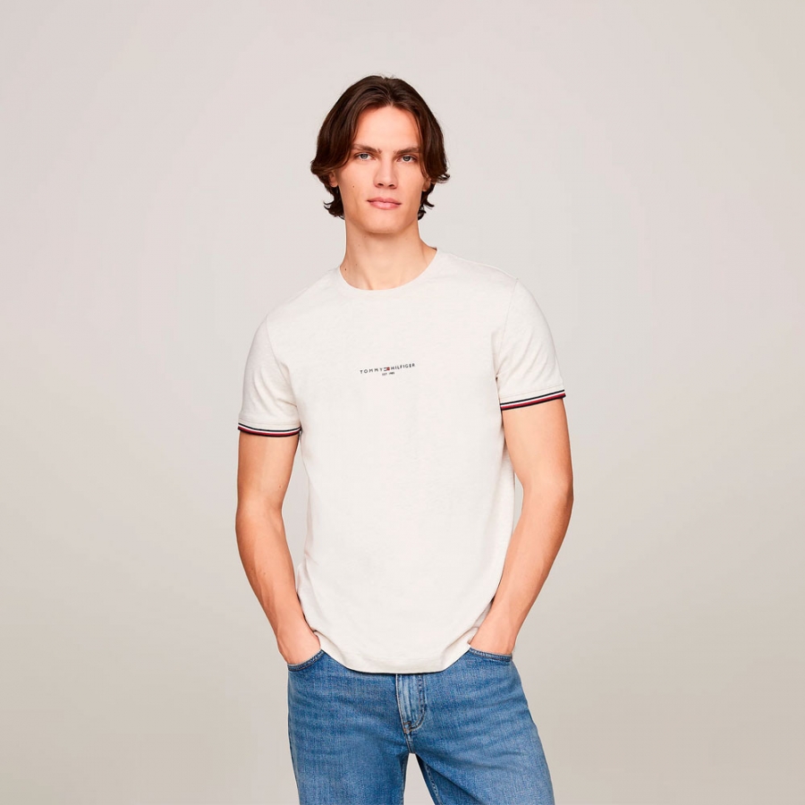 slim-t-shirt-with-ribbed-sleeves