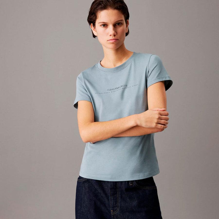 t-shirt-slim-avec-logo