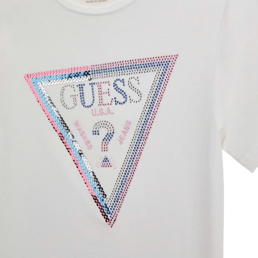 t-shirt-avec-logo-triangle-a-sequins