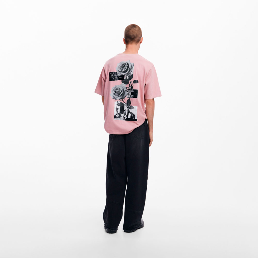 t-shirt-with-rose-lithography