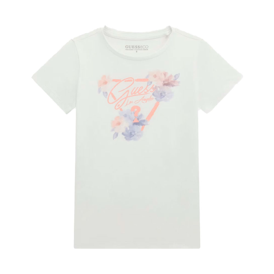 camiseta-con-logotipo-triangulo-floral-kids