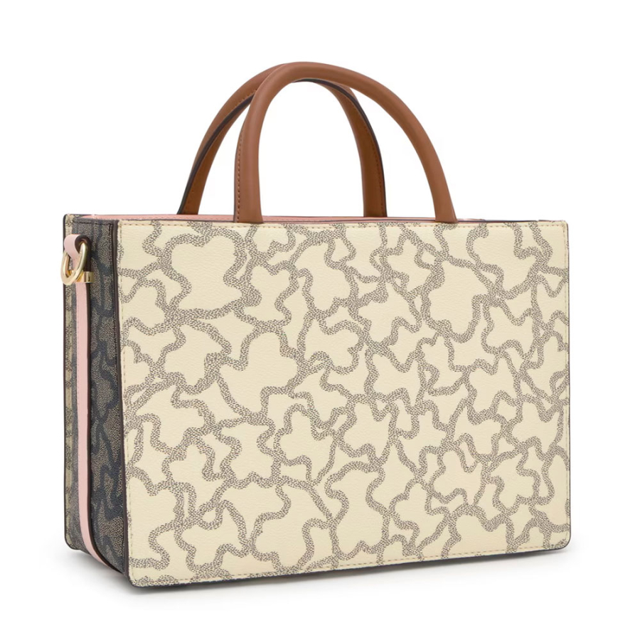 borsa-shopping-media-amaya-kaos-icon-beige-di-tous