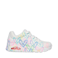 WPTQ-WHITE DURABUCK/MULTI COLOR HEART PRINT