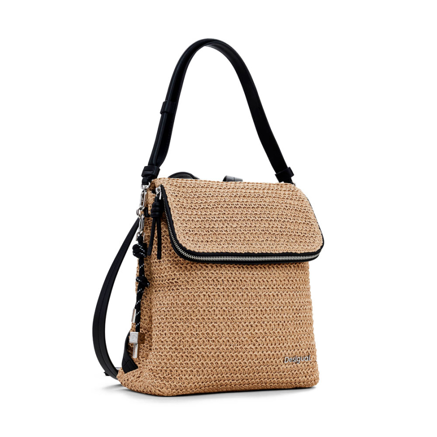 half-logo-raffia-hampton-backpack