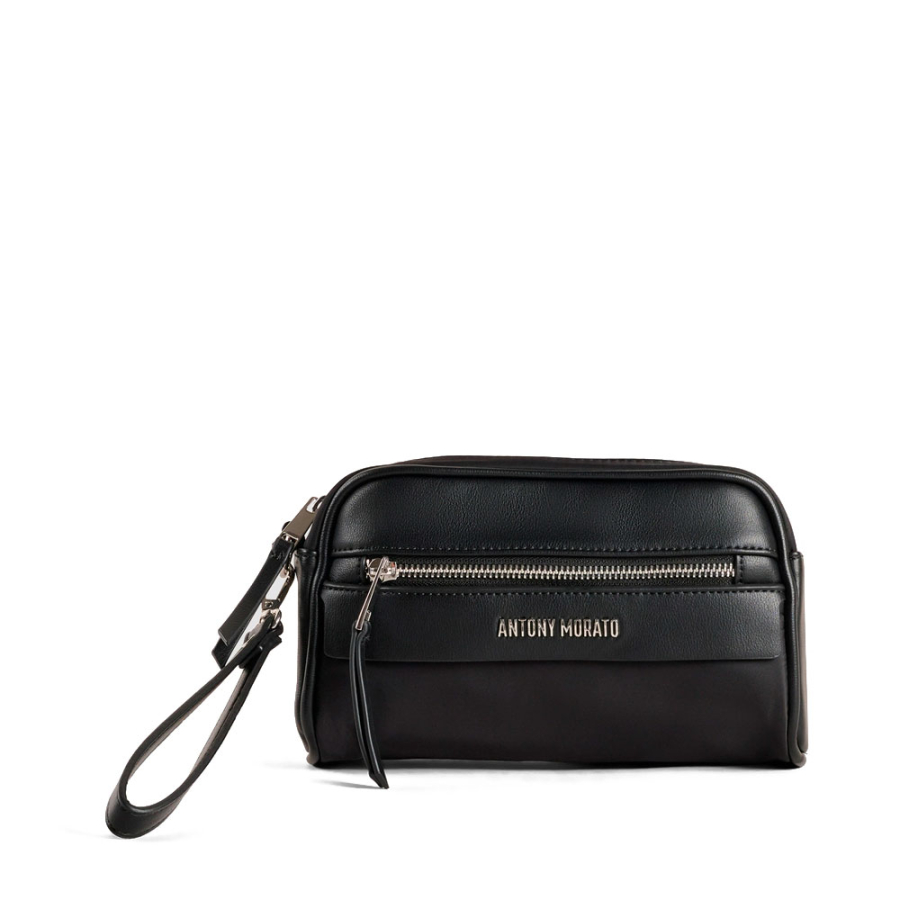 nylon-faux-leather-pouch-bag