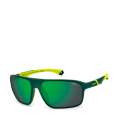 DLD-MATTE GREEN/ GREEN MIRROR POLARIZED HIGH CONTRAST