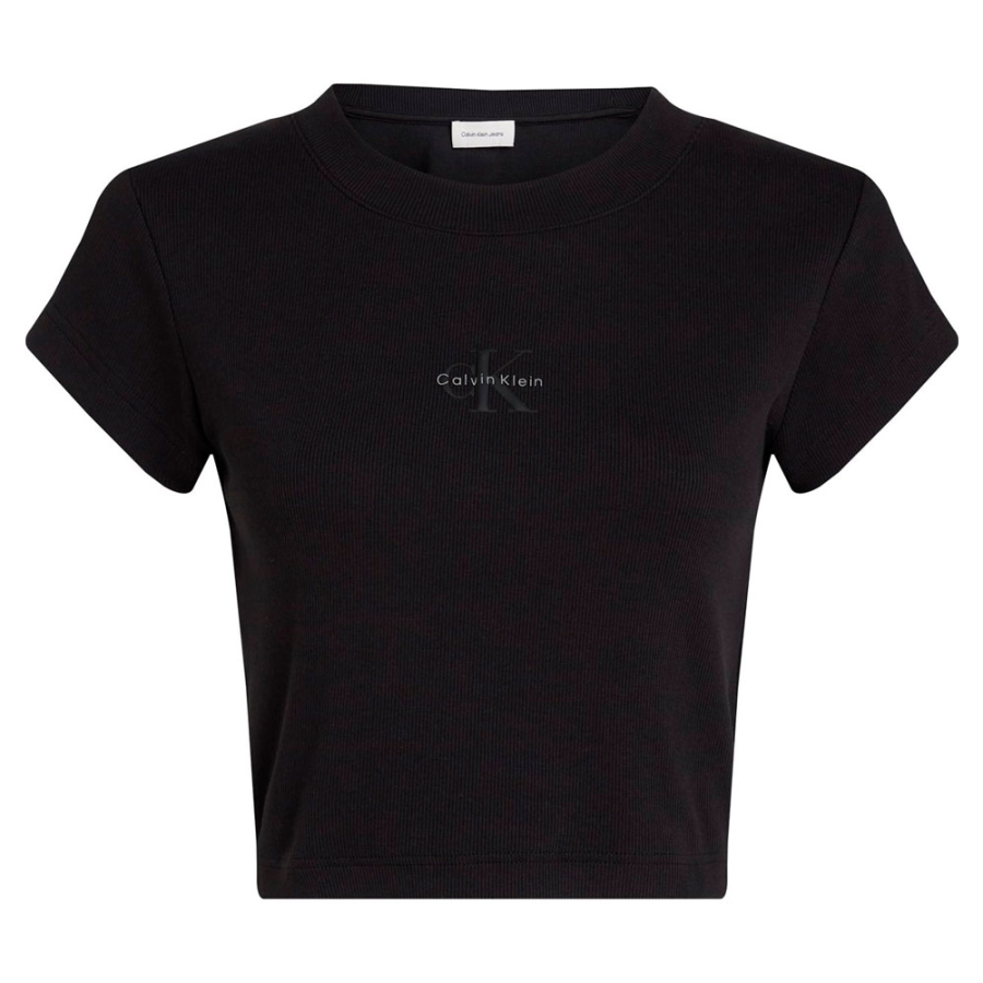 t-shirt-slim-cropped-con-monogramma