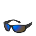 0VK-MATTE BLACK/BLUE MIRROR POLARIZED