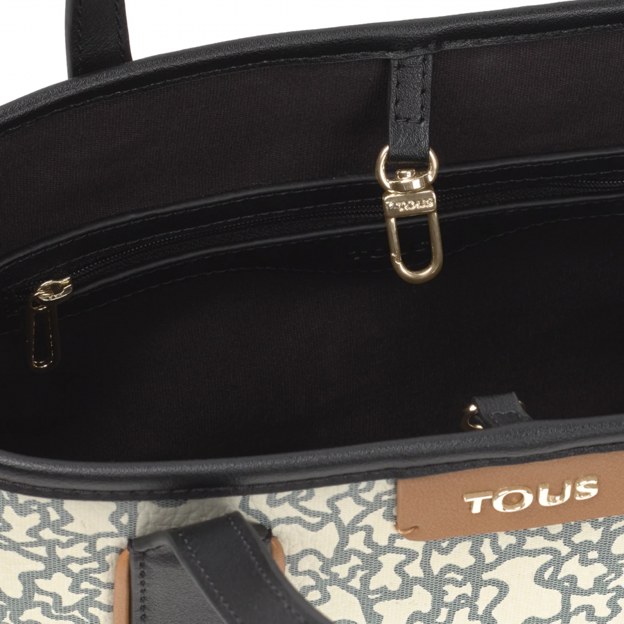 Borsa tote Toua Kaos Mini piccola beige