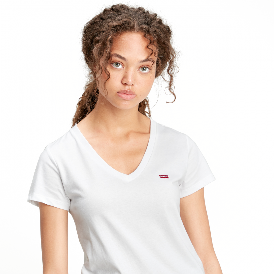 Camiseta Levis Perfect Vneck White +