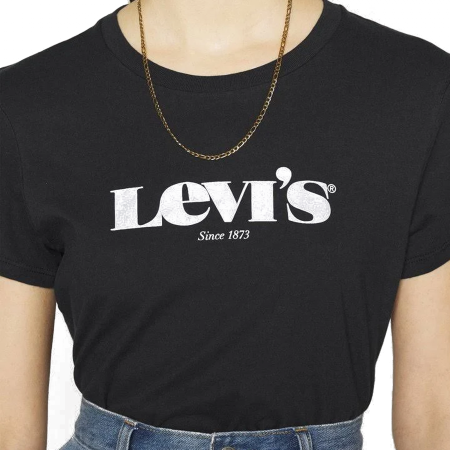 Camiseta Levis The Perfect Tee New Logo Ii Caviar