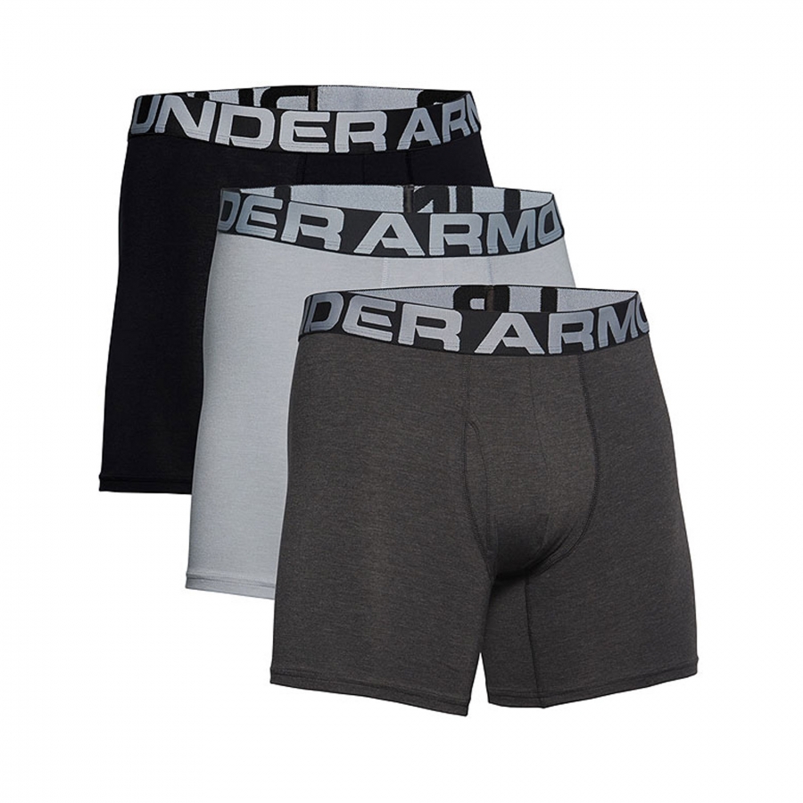 Pack 3 Boxershorts Under Armour Charged Cotton 6In