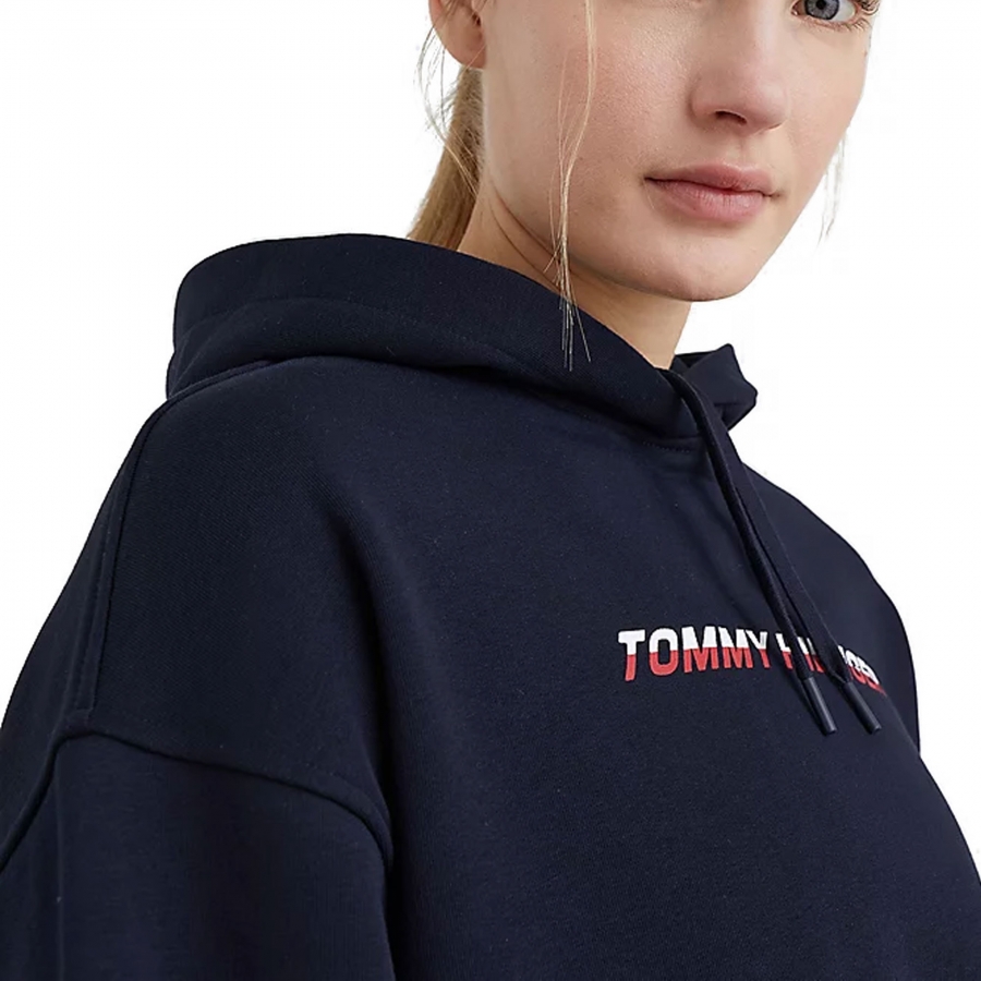 Kapuzenpullover Tommy Sport Sud S10S101264 Dw5 Txs Reg Graphic Hd Desert Sky