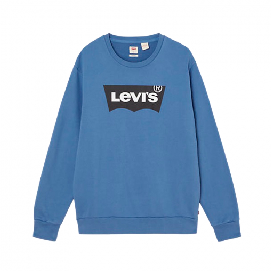 levis-grap-crew-sweatshirt-ssnl-bw-blau